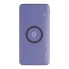 Sạc dự phòng không dây Verbatim Li-polymer Qi, QC & PD 10W 10.000mAh - Tím (65937)